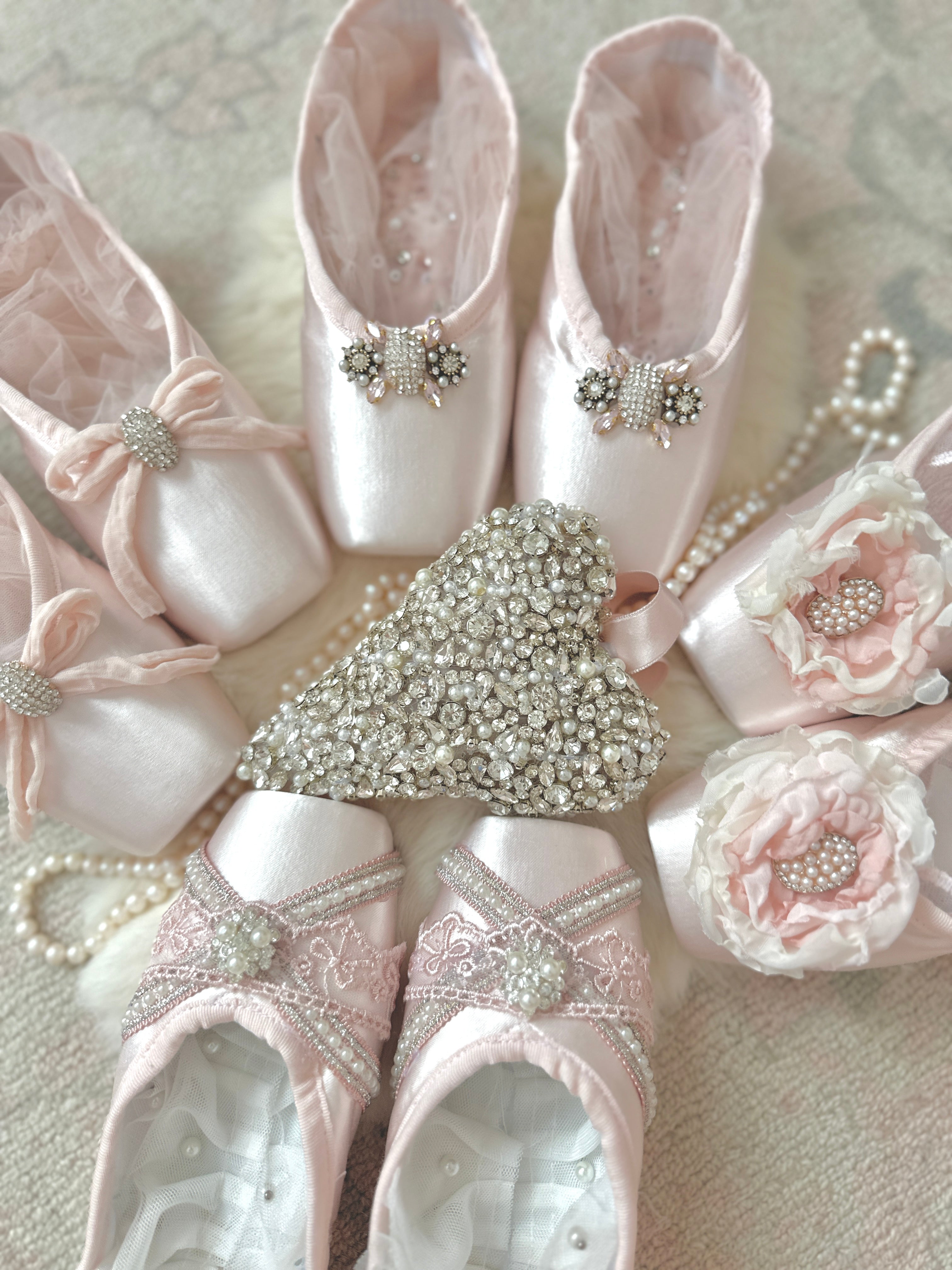 The “Ella” Ballet Pointe Slippers