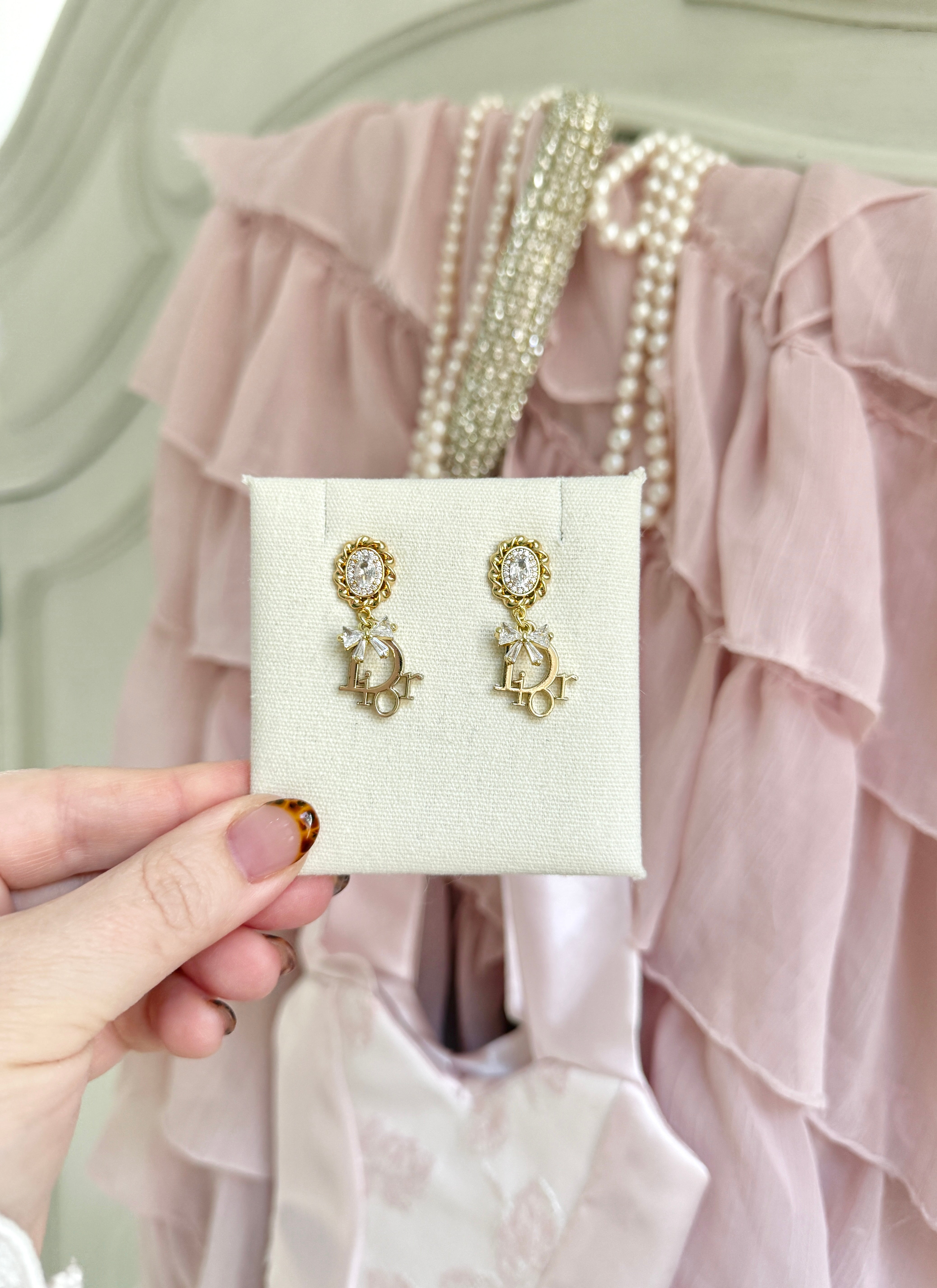 The “Jadior Bow” Earrings