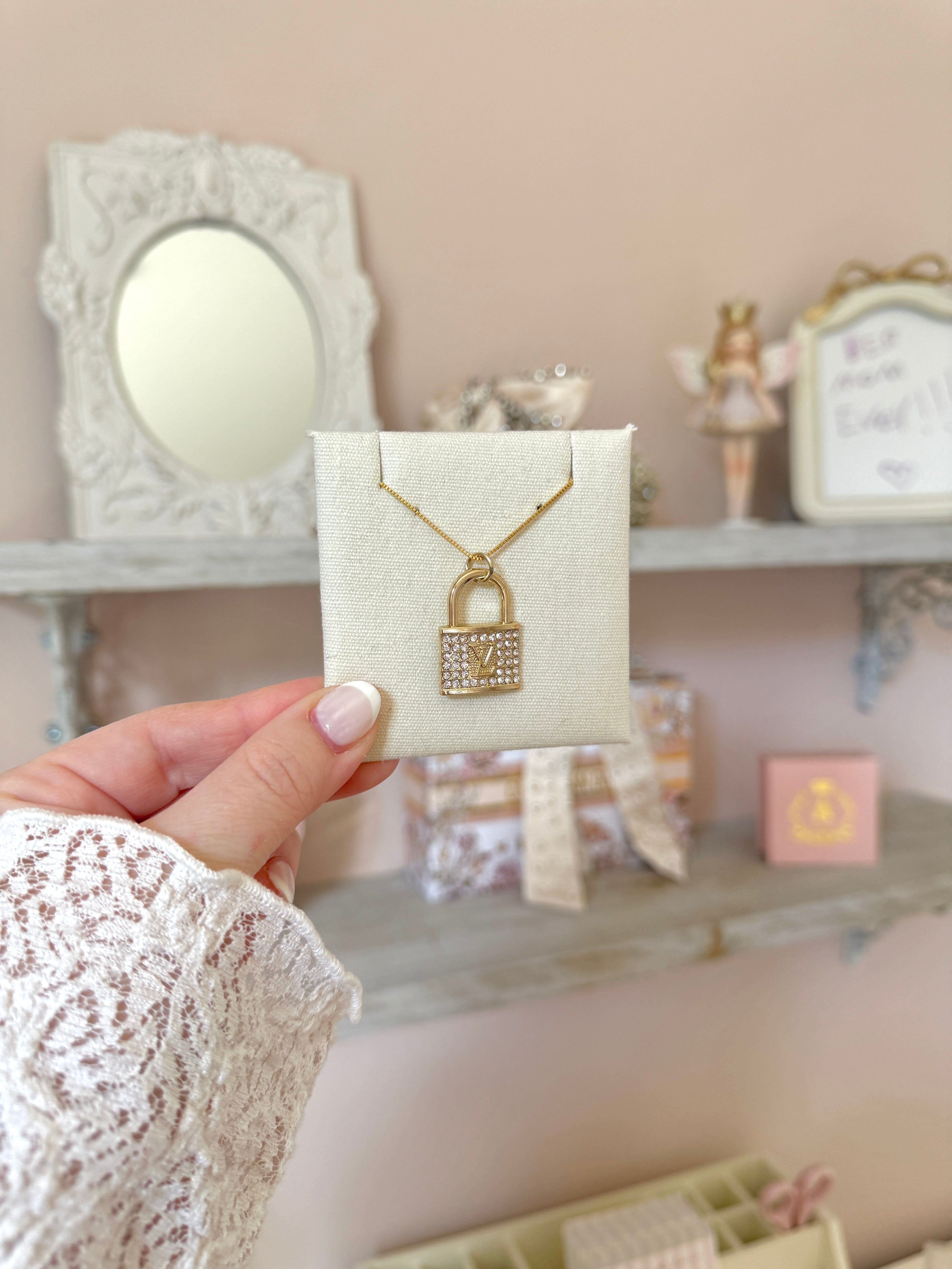 The “LV Locket” Necklace