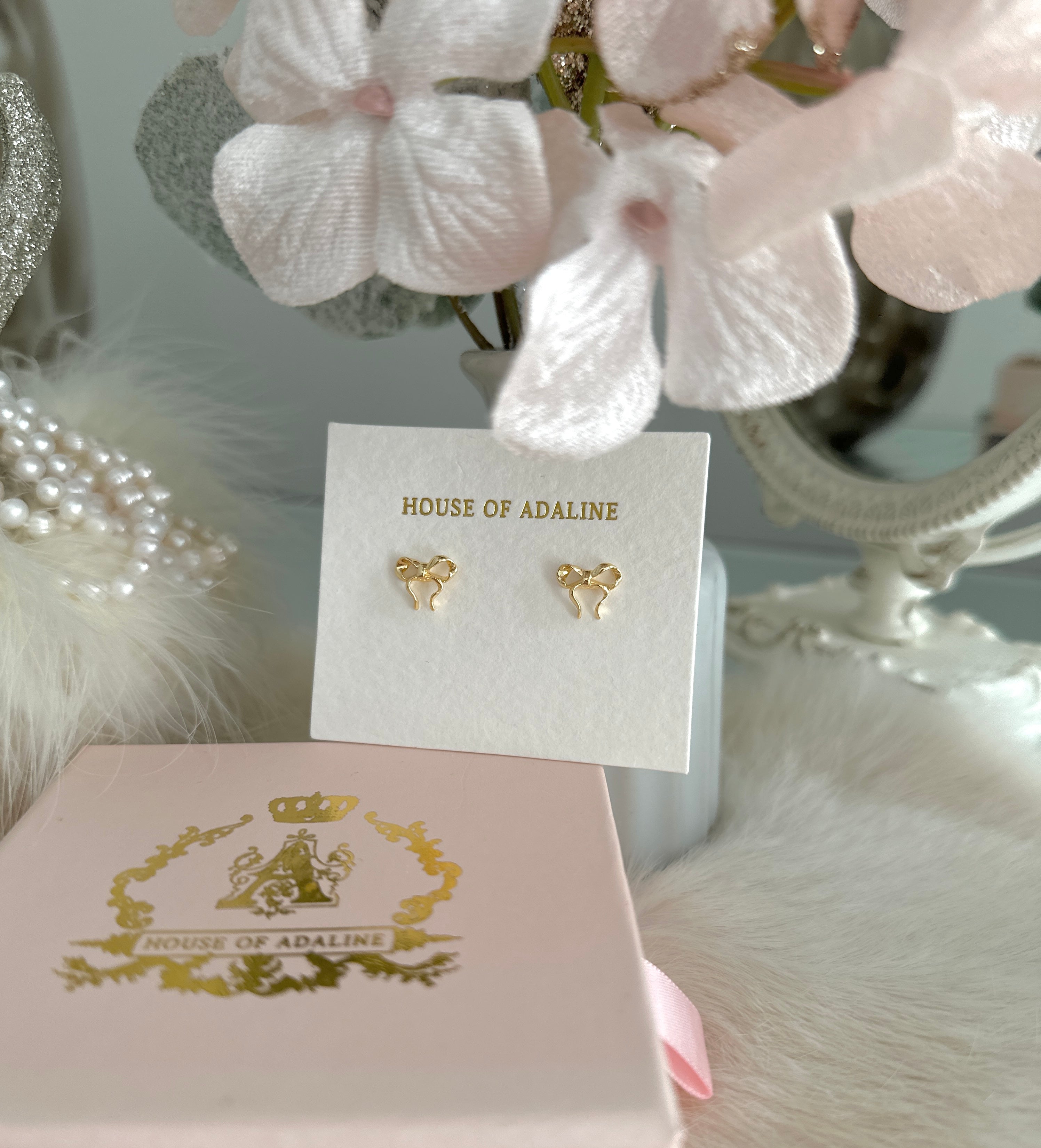 The “Dainty Bow” Earrings