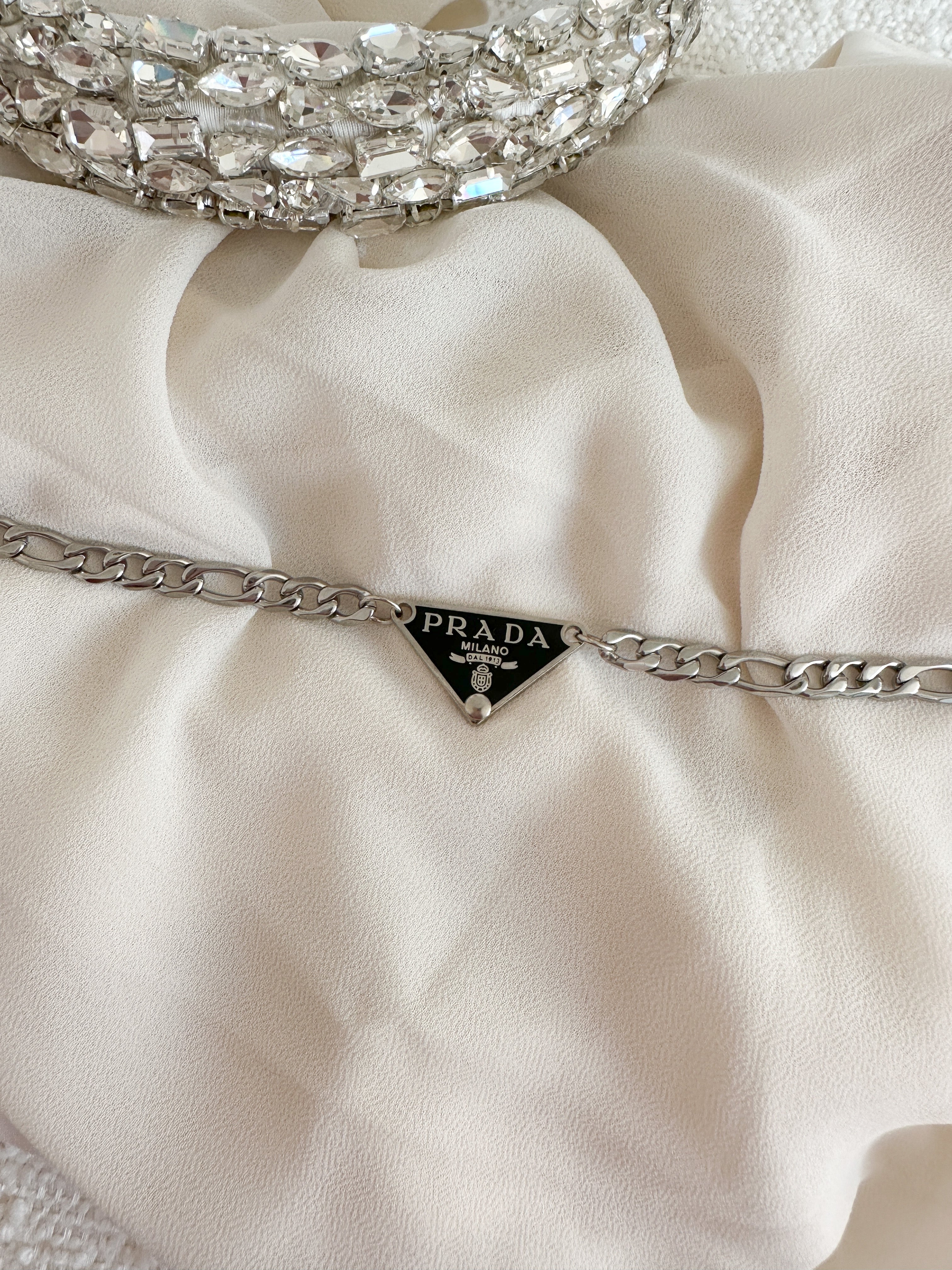 The “Silver Milano” Choker Necklace