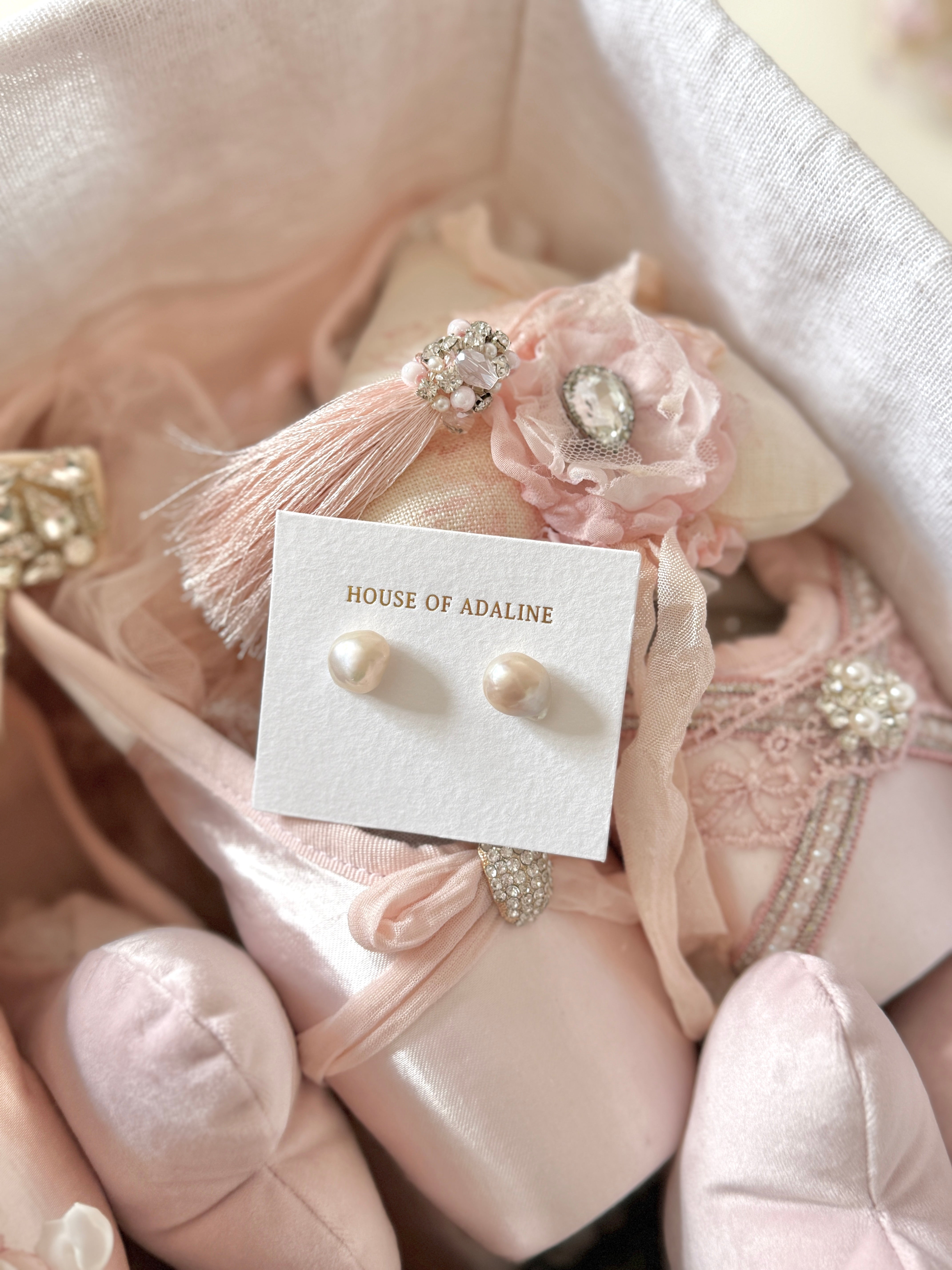 The “Baroque” Pearl Studs
