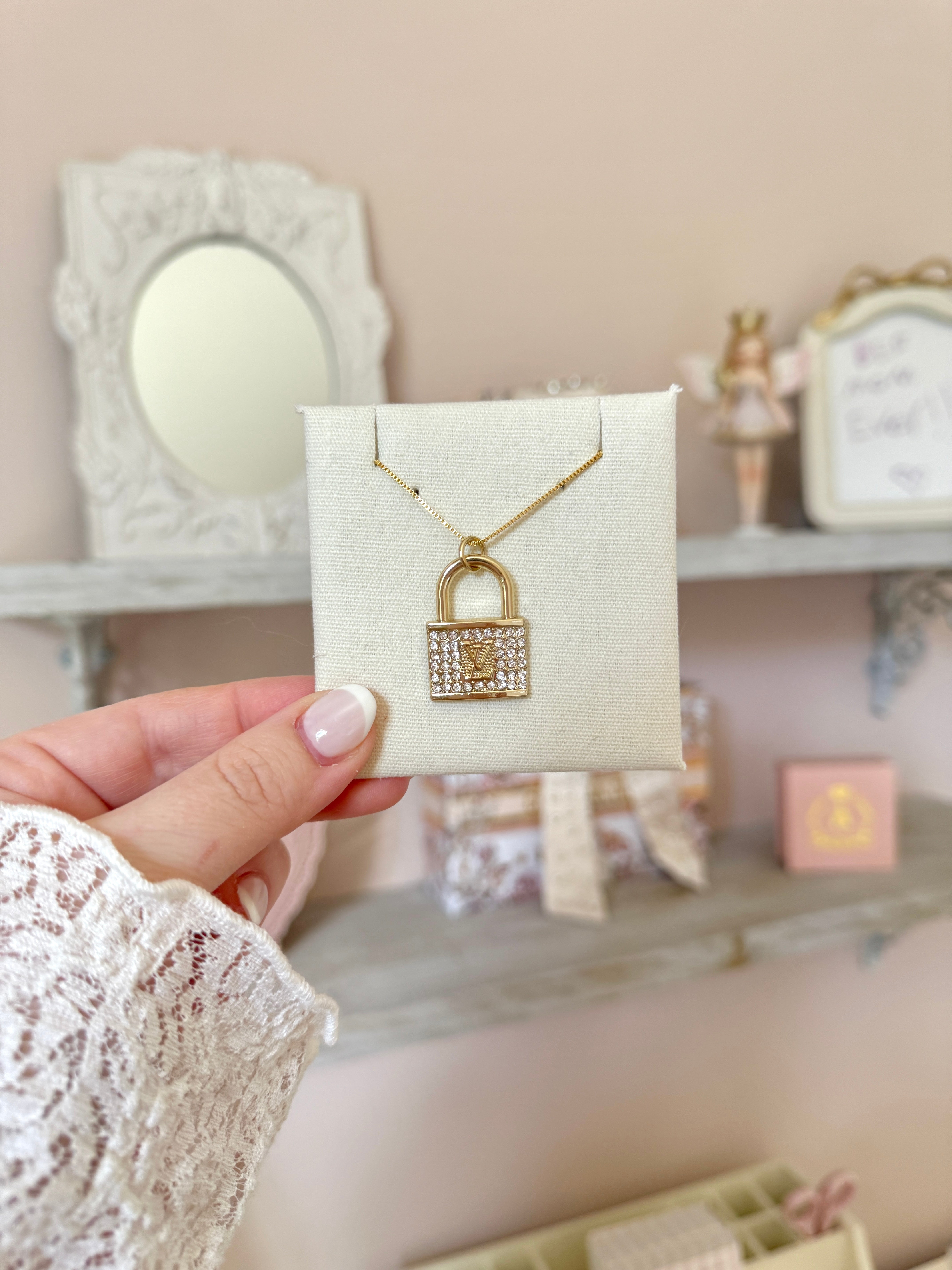 The “LV Locket” Necklace