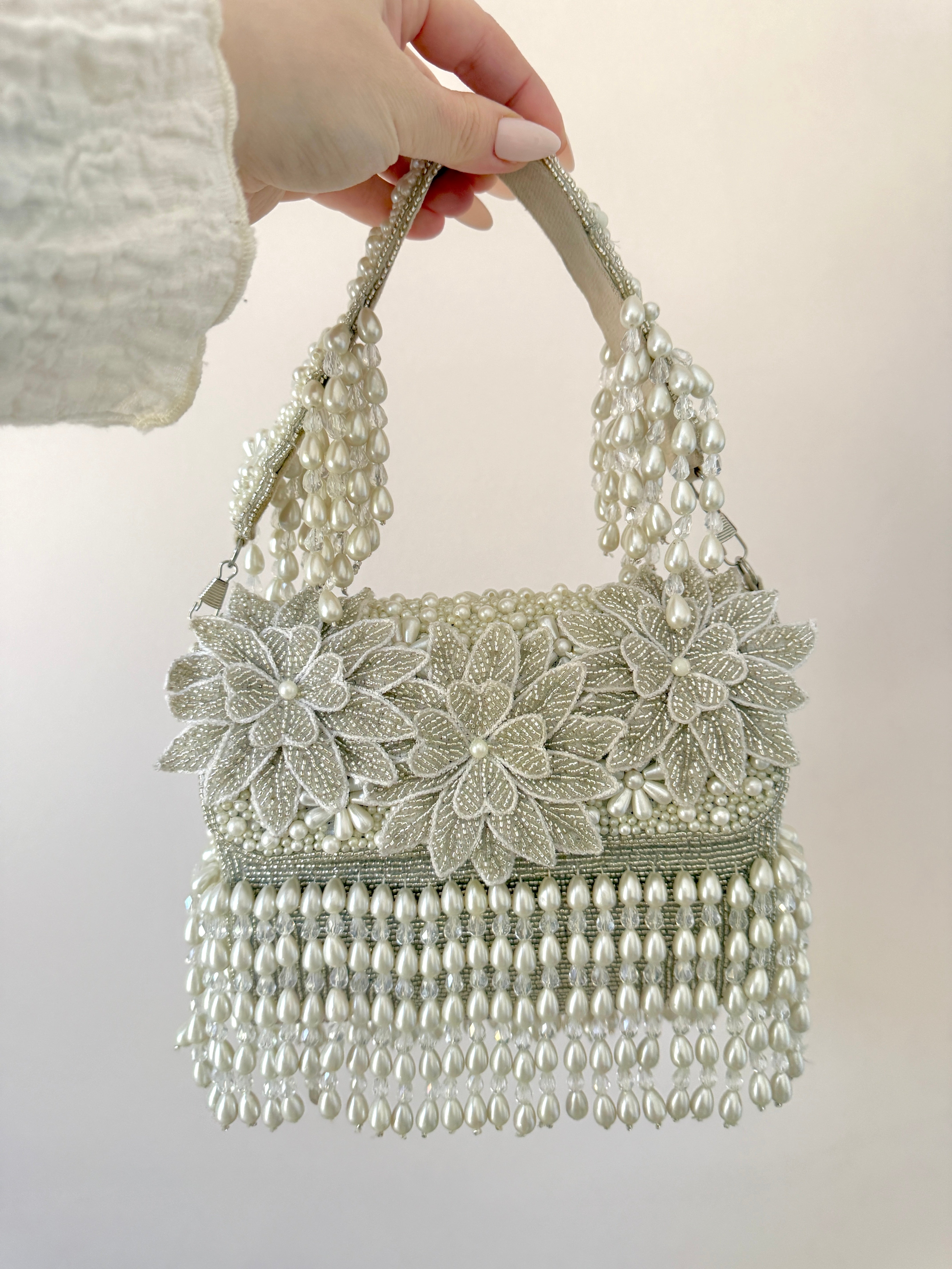 The “Blythe” Pearl Beaded Bag
