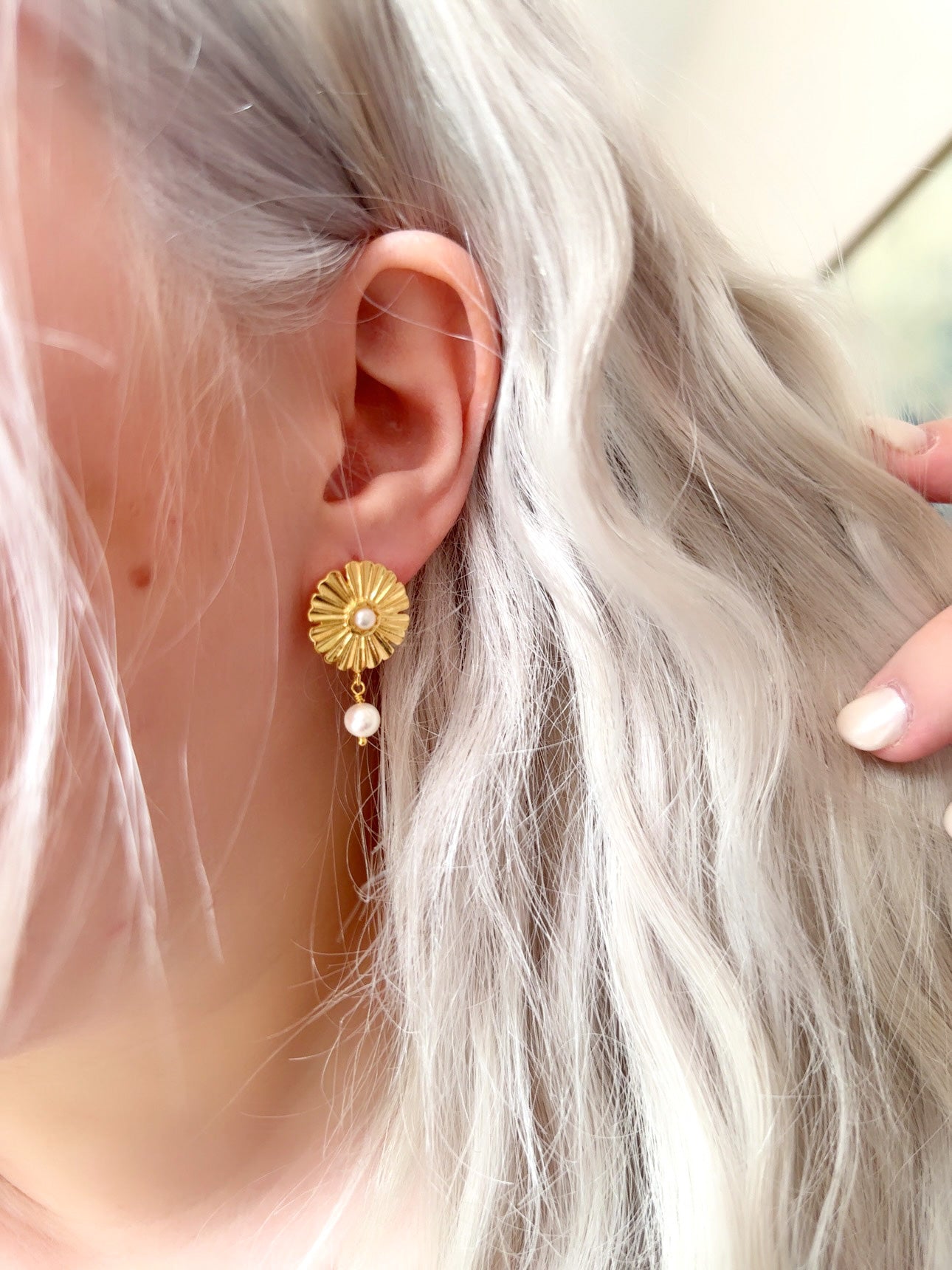 The “Oceana” Fleur Earrings